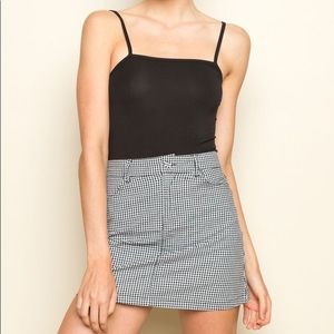 ★ Brandy Melville Gingham Juliette Skirt ★
